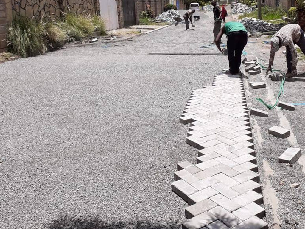Road works